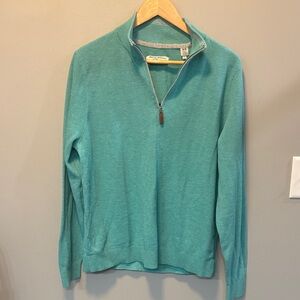Tommy Bahama Men's Island Zone Aqua Quarter Zip